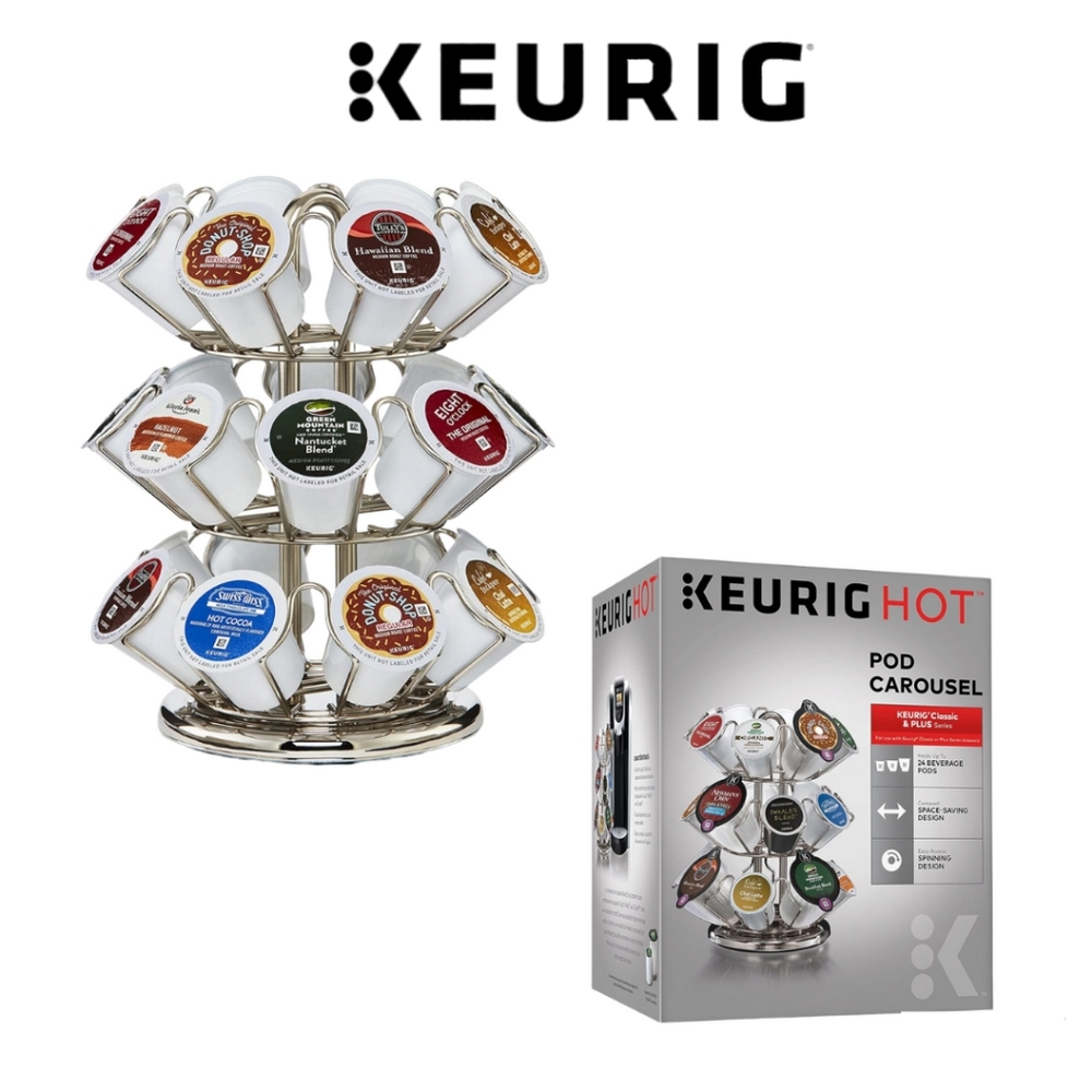 Keurig 24 pod carousel - chrome